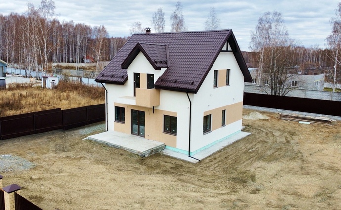 Дом с мансардным этажом Z65. ГК Урал-Строй