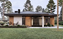 Дом с двумя спальнями и большой террасой в стиле Прерий